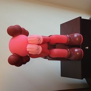 Kaws replica figure and 24x20 matching picture FRAME NOT INCLUDED